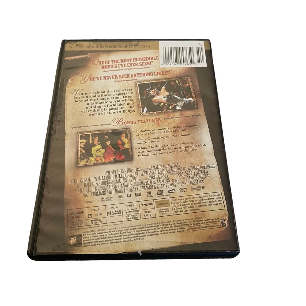 Moulin Rouge! DVD - Picture 3 of 3